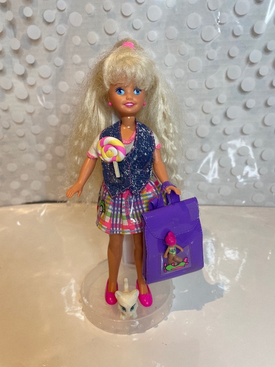 Barbie Other - Vintage 1994 🎒🛝Stacie Polly Pocket doll